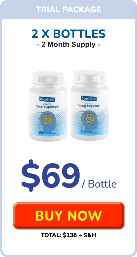 CogniClear 2 bottle pricing